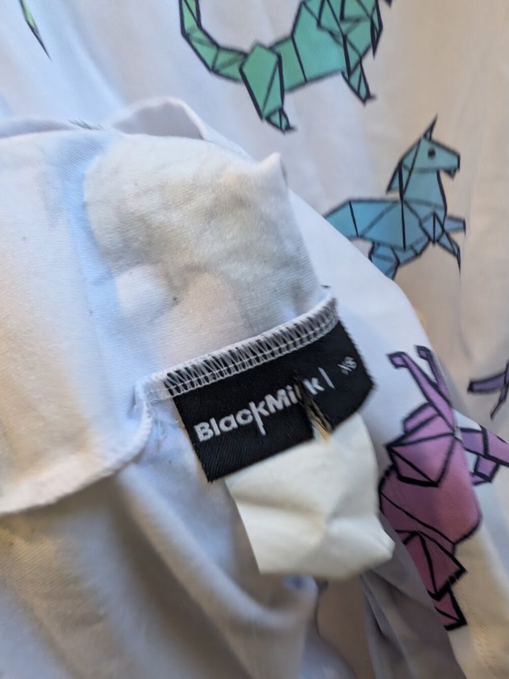 BlackMilk Mythological Origami Scoop Skater Dress XS - Picture 2 of 3